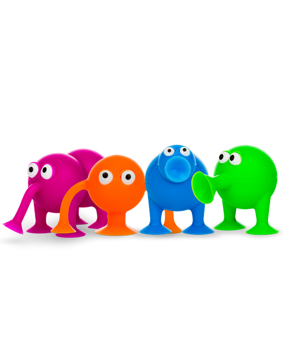 Poplings! Ridiculously cute silicon suction cup characters!