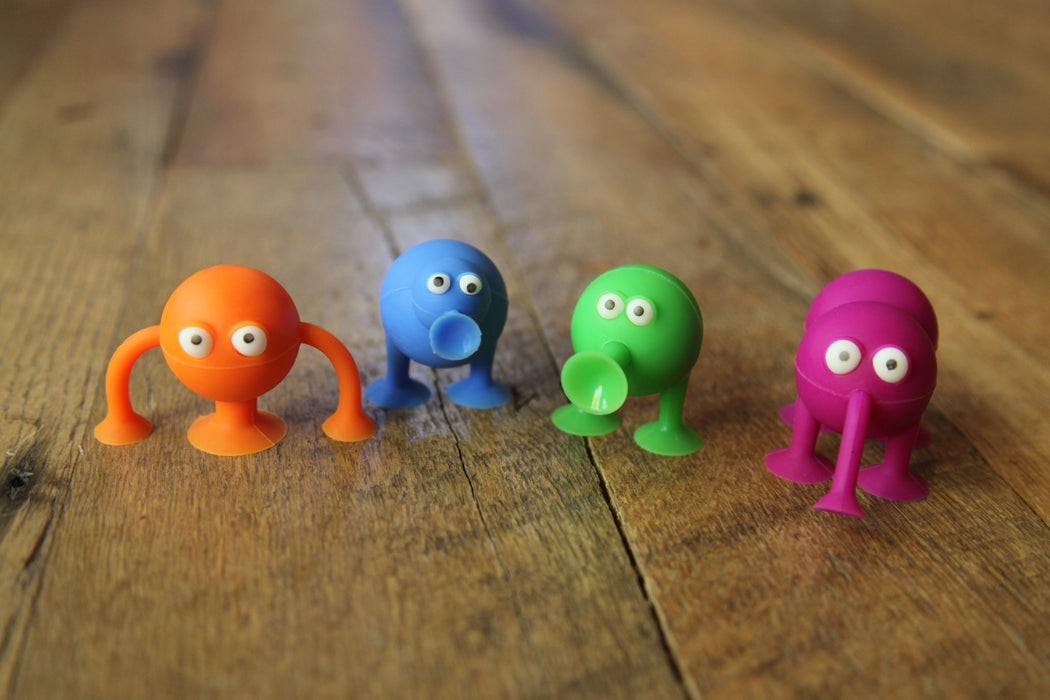 Poplings! Ridiculously cute silicon suction cup characters!