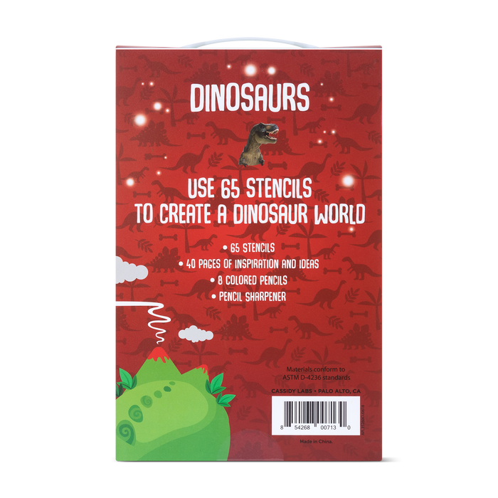 Dinosaur Stencil Kit